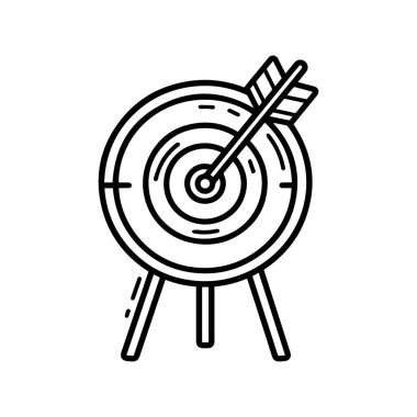 Hedef siyah simge hedef ok ana arkaplan tasarımı vurdu.