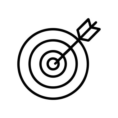 Hedef siyah simge hedef ok ana arkaplan tasarımı vurdu.