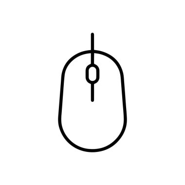 Fare simgesi simgesi bilgisayar teknolojisi ok ana hatları tasarımı.