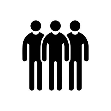 İnsanlar siyah simge yüz iletişimi vücut kullanıcısı tasarımı.