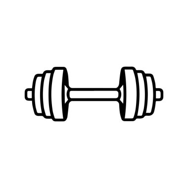 Aptal spor salonu taslak ikonu güçlü sağlıklı tasarım eğitimi.