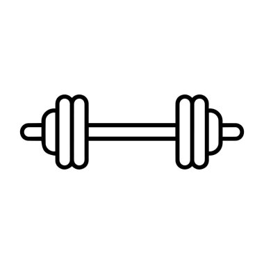 Aptal spor salonu taslak ikonu güçlü sağlıklı tasarım eğitimi.