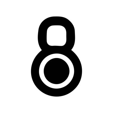 Aptal spor salonu taslak ikonu güçlü sağlıklı tasarım eğitimi.