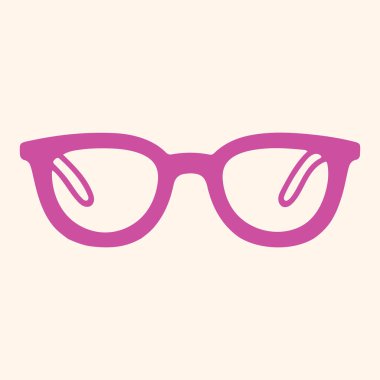 Sade bir arkaplanda renkli gözlük.