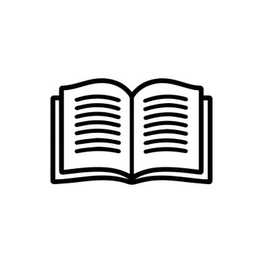 Sayfaları görünen bir kitap satırı simgesi aç.