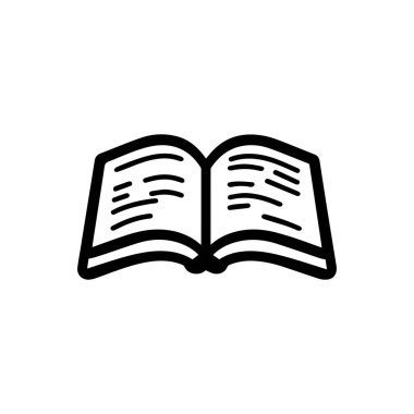 Sayfaları görünen bir kitap satırı simgesi aç.