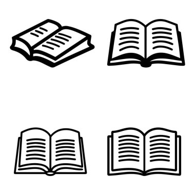 Sayfaları görünen bir kitap satırı simgesi aç.