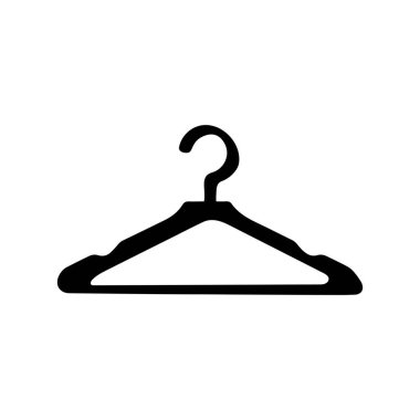 Giysiler siyah-beyaz ikon moda tasarımı.