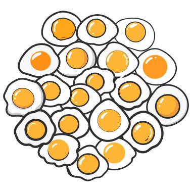 Sarı yumurtalı sahanda yumurta..