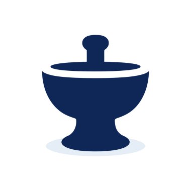 Mavi Havan ve Pestle Simgesi, Eczane ve Tıp Sembolü