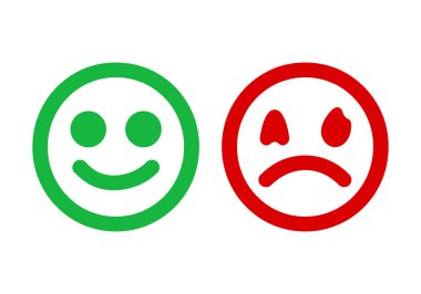 Happy vs. Üzücü Duygu Simgeleri