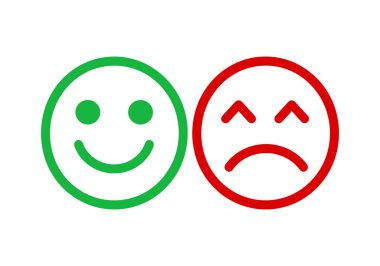 Happy vs. Üzücü Duygu Simgeleri