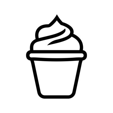 Kaşık Taslaklı Dondurma Kasesi