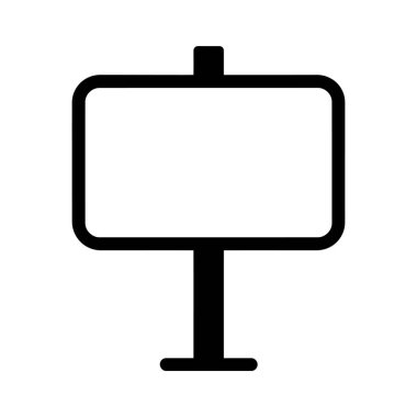 Bir minimalist simge yuvarlak kenarlı basit bir siyah yol işareti içerir, şeffaf bir arkaplan üzerinde sunulur, çeşitli grafik tasarım ihtiyaçları için mükemmeldir.