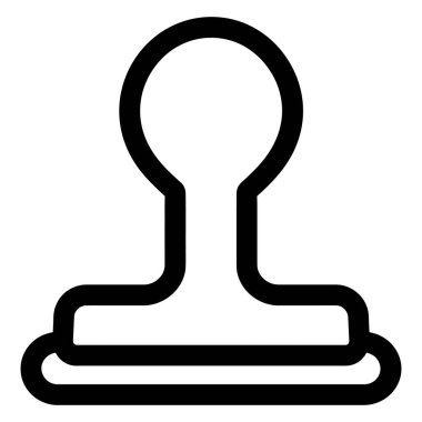 Bu resim, temiz beyaz bir arkaplan üzerine kurulmuş basit, koyu, siyah bir iz simgesini gösteriyor. Tasarım minimalist ve basit..