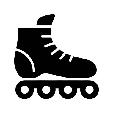 İzole edilmiş siyah bir paten harekete hazır bekliyor. Kaykay detaylı ve hareket için hazır, temiz beyaz bir arkaplan üzerine kurulmuş..