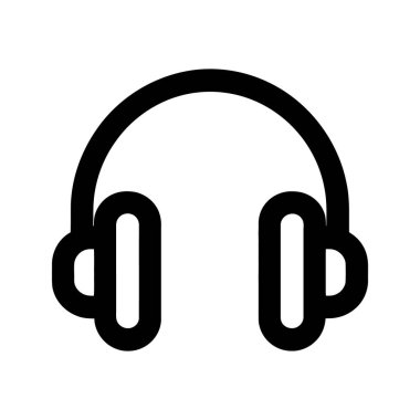 Kulaklık simgesi en düşük çizgide ses sağlayarak bizi dinliyor. Aerodinamik kulaklık hattı beyaz arka planda modern, minimalist bir stile sahiptir..