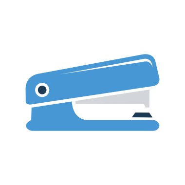 Bu, beyaz arka planda izole edilmiş gümüş zımbalı mavi bir zımba gösteriyor. Basit ve modern estetiğini kusursuz bir şekilde vurguluyor..