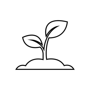 Topraktan iki yaprağın filizlendiği basit bir çizgi büyümekte. Temiz çizgilerle bembeyaz bir zemin üzerinde tasvir edilmiş. Büyümeyi ve yeni başlangıçları simgeliyor..