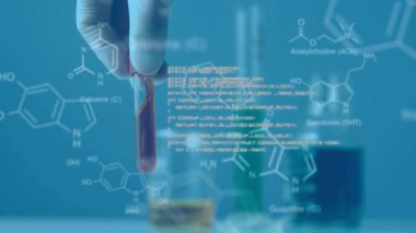 Kimya Programlama Moleküler Laboratuar Araştırma Bilim Kodu Test Tüpü Kimyasal
