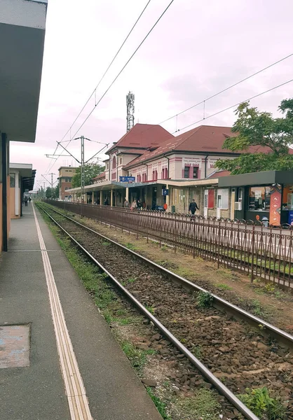 stock image Rail station travel railway city modern railroad transit building