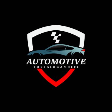 Yaratıcı konsept premium vektörlü otomotiv logosu tasarımı
