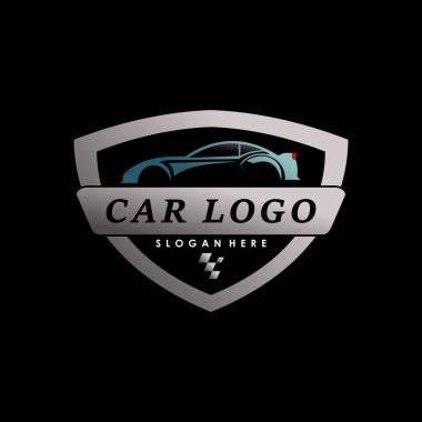 Yaratıcı konsept premium vektörlü otomotiv logosu tasarımı