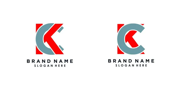 Buchstabe Und Logo Design Vektor Mit Icon Schild Kreativ — Stockvektor