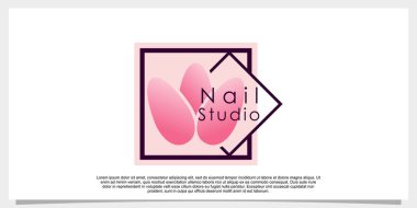 Tırnak sanatları stüdyosu logosu tasarımı