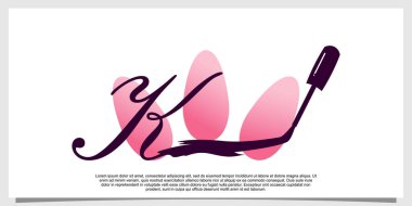 Harf konseptli oje tasarımı.