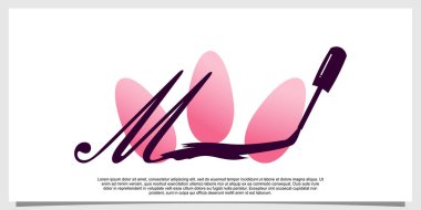 Harf konseptli oje tasarımı.