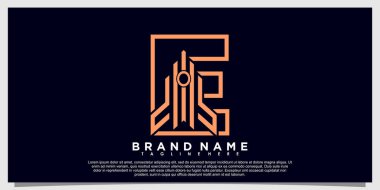 Roket konseptli harf logosu tasarımı