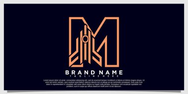 Roket konseptli harf logosu tasarımı