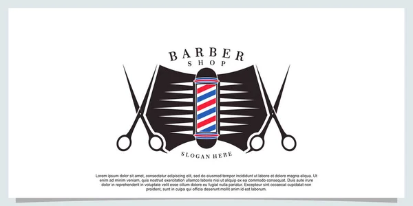 Szablon Projektu Logo Zakładu Fryzjerskiego — Wektor stockowy