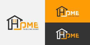 home stay logo design with simple concept clipart