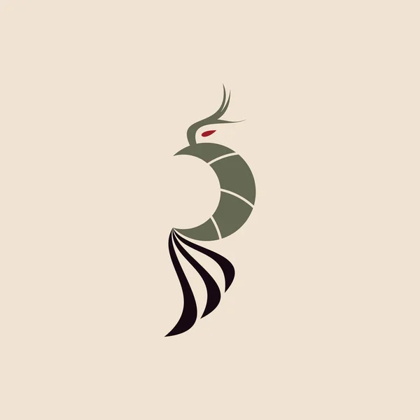 Дизайн Логотипу Птахів Сучасною Концепцією — стоковий вектор