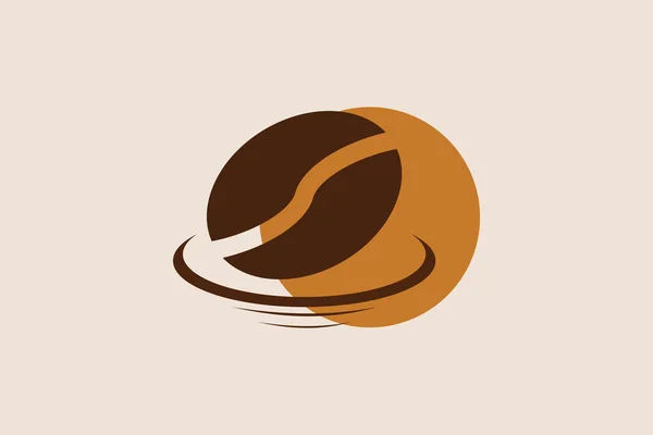 Café Logo Diseño Vector Ilustración — Archivo Imágenes Vectoriales