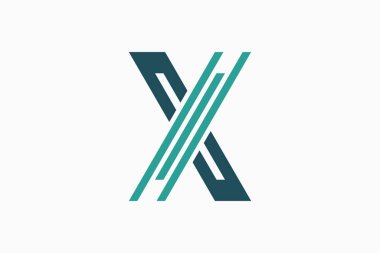  İşinizi başlatmak için x harfi logo tasarımı