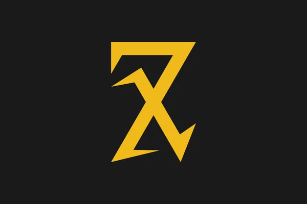 Litera Projekt Logo Początkowej Firmy — Wektor stockowy