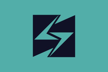 harf logo simgesi tasarımı illüstrasyonu