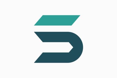 harf logo simgesi tasarımı illüstrasyonu