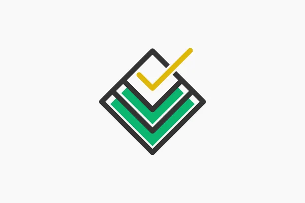 Başarı Logosu Tasarımı Konsepti — Stok Vektör