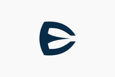 İşiniz için ilk harf e logo tasarımı