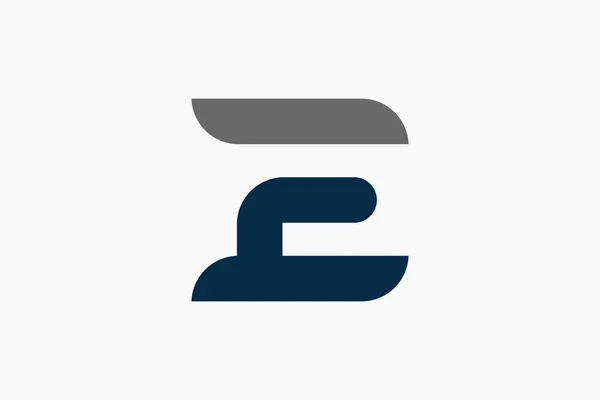 Diseño Inicial Del Logotipo Letra Para Negocio — Archivo Imágenes Vectoriales