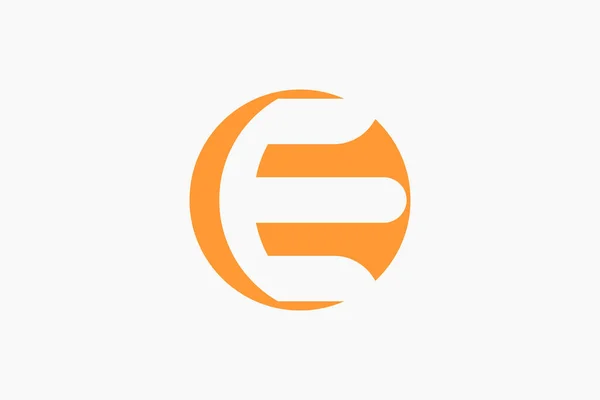 あなたのビジネスのための最初の文字Eのロゴの設計 — ストックベクタ