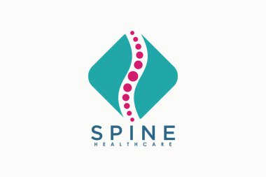 Omurga ve kibir ile kayropraktik logo tasarımı