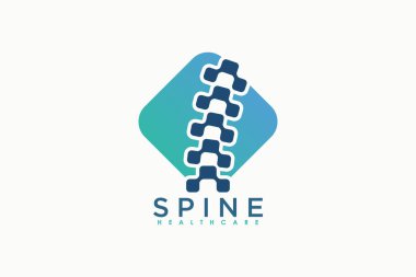 Omurga ve kibir ile kayropraktik logo tasarımı