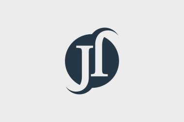 ilk harf logosu tasarımıyla jh yaratıcı kavramının kombinasyonu