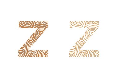 ahşap element tasarımı ve kombinasyon harf tasarımı