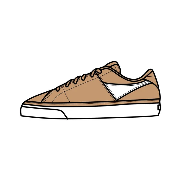 Een Energieke Vectorillustratie Met Een Verzameling Sportieve Sneakers Ideaal Voor — Stockvector